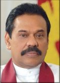 Sri Lankan President Mahinda Rajapaksa